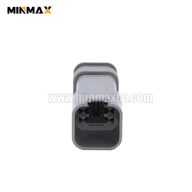 6 Way Male DT Receptacle DT04-6P-E008 With Long Cap