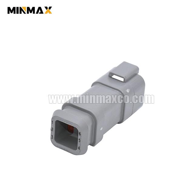 6 Way Male DT Receptacle DT04-6P-E008 With Long Cap