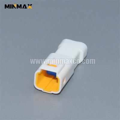 3 Pin Male JWPF Motorcycle Connector 03T-JWPF-VSLE-S White