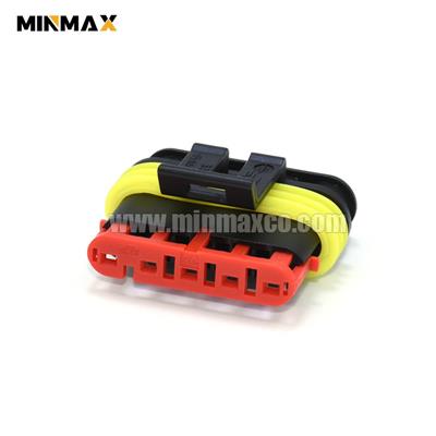 5 Pin Female SUPERSEAL 1.5 Tail Lighting Car Connector 282089-1