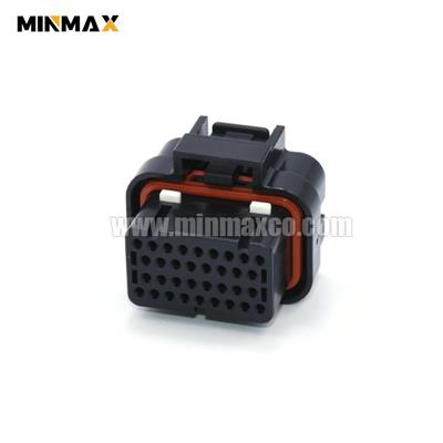 34 Way Female Automotive Connector Superseal 1.0 ECU Connector 4-1437290-0