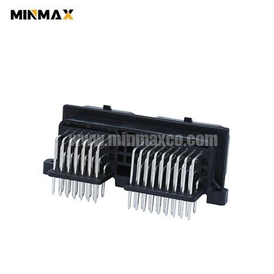 60 Pin Superseal 1.0 right angle PCB mount header Automotive Connector 1437288-3 6437288-3
