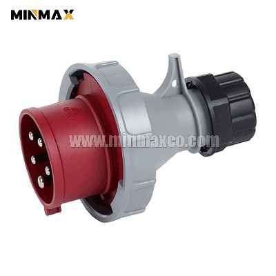 MM-BP7156 Male 5 pins 16A Waterproof Red plugs for Mines IP67