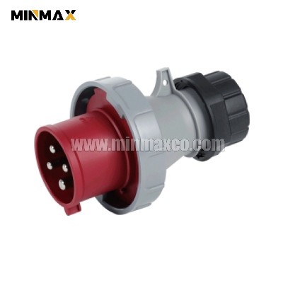 MM-BP7246 Male 4 pins 32A Waterproof Red CEE Industrial Plugs for shipyards IP67