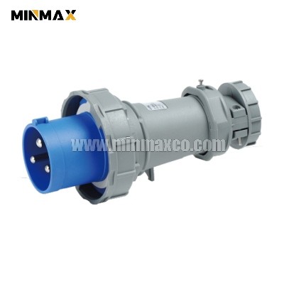 MM-BP7336 Male 3 pins 63A Waterproof Red Industrial Plugs for Food and beverage industries IP67