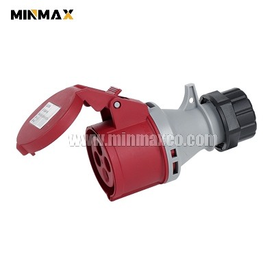 MM-BS4146 Female 4 pins 16A Waterproof Red Industrial Equipment Connectors   for Automobile production IP44