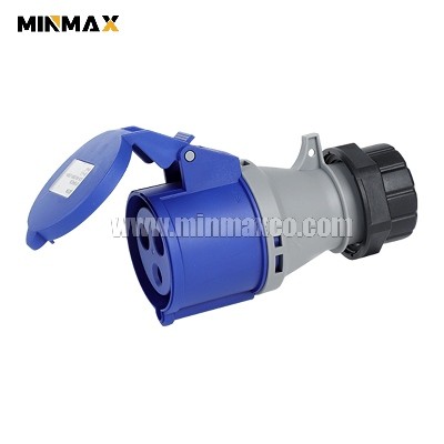 MM-BS4236 Female 3 pins 32A Waterproof Blue coupler for Construction sites IP44