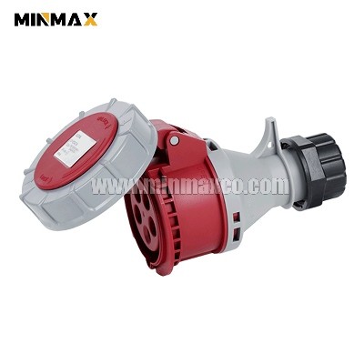 MM-BS7156 Female 5 pins 16A Waterproof Red Industrial Equipment Connectors  for Food and beverage industries IP67