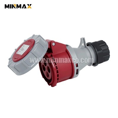 MM-BS7146 Female 4 pins 16A Waterproof Red Industrial Equipment Connectors for Fire protection IP67