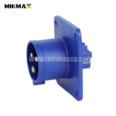 MM-GP4136 Male 3 pins 16A Waterproof Blue CEE-flanged plugs for Wind turbine IP44